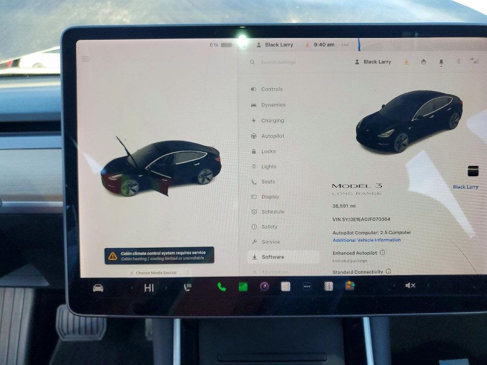 Tesla MODEL 3 2018 — Copart