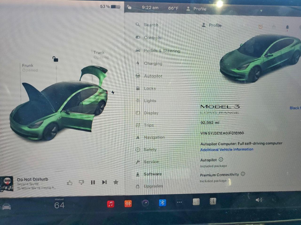Tesla MODEL 3 2018 — Copart