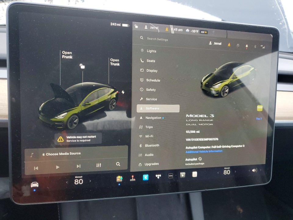 Tesla MODEL 3 2021 — Copart