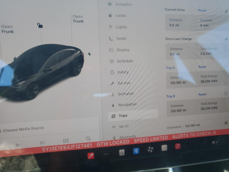 Tesla MODEL 3 2018 — Copart