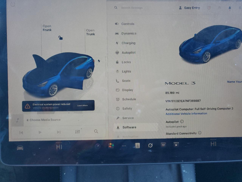 Tesla MODEL 3 2022 — Copart