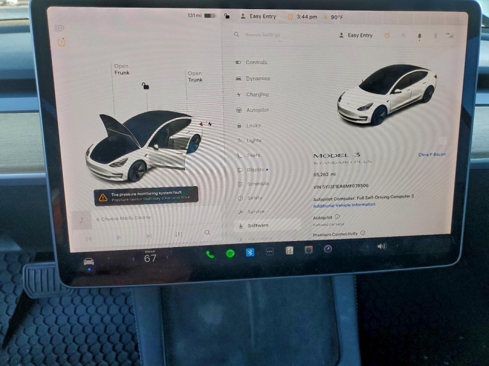 Tesla MODEL 3 2021 — Copart