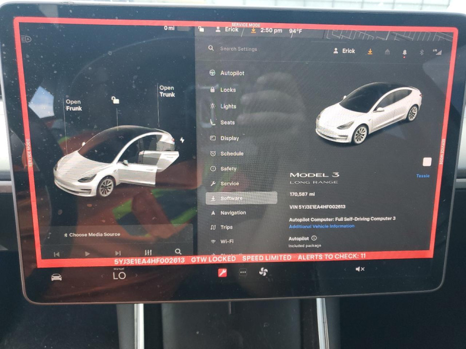 Tesla MODEL 3 2017 — Copart