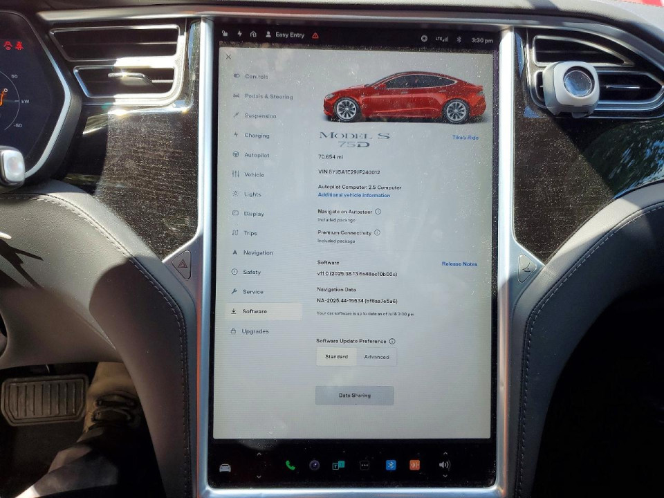 Tesla MODEL S 2018 — Copart