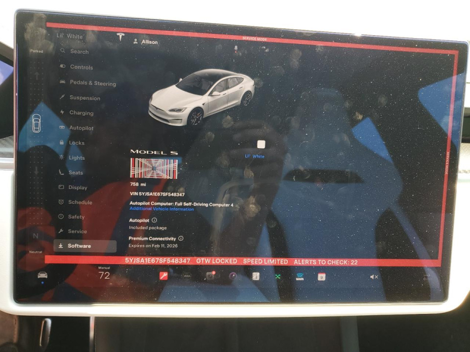 Tesla MODEL S 2025 — Copart