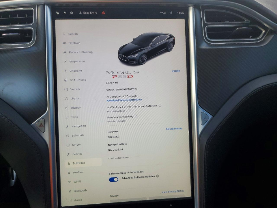 Tesla MODEL S 2014 — Copart