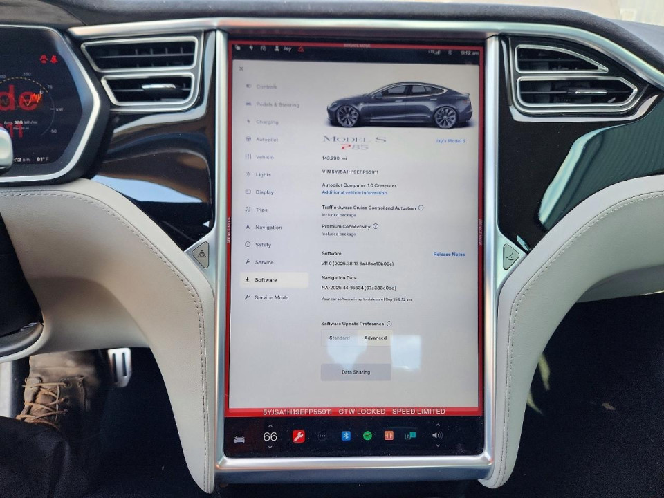 Tesla MODEL S 2014 — Copart