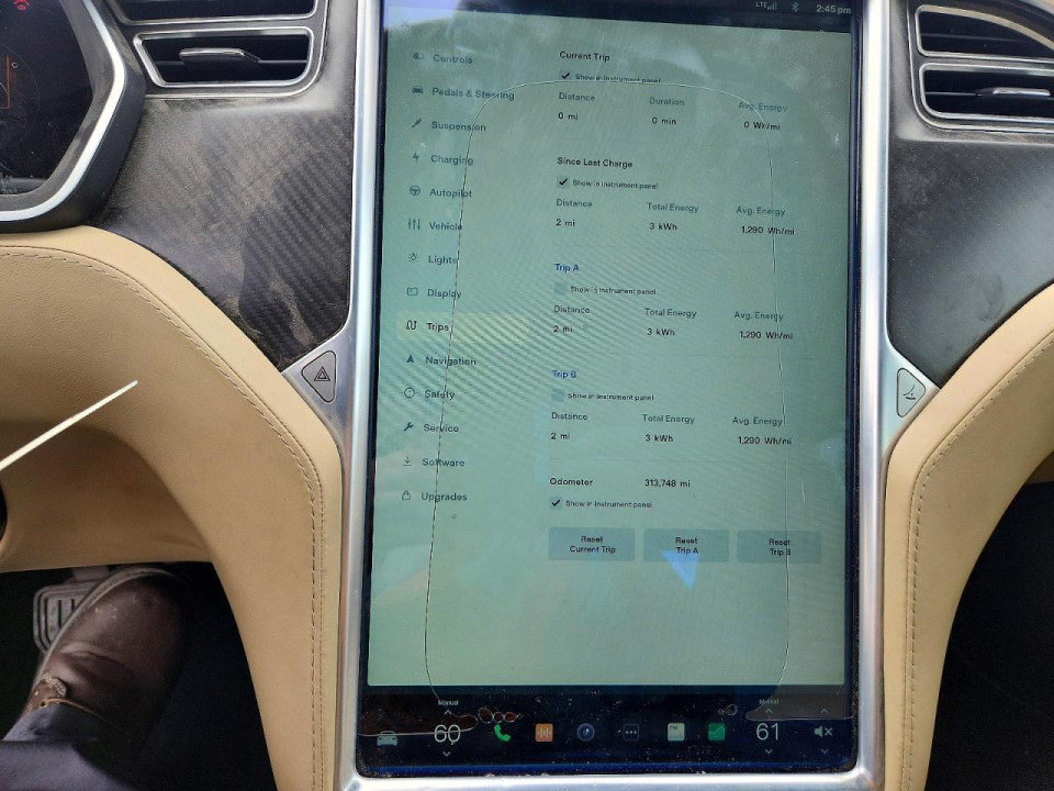 Tesla MODEL S 2015 — Copart