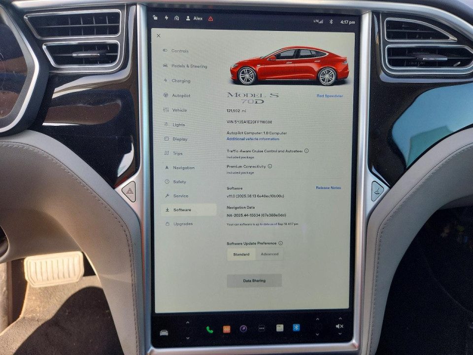 Tesla MODEL S 2015 — Copart