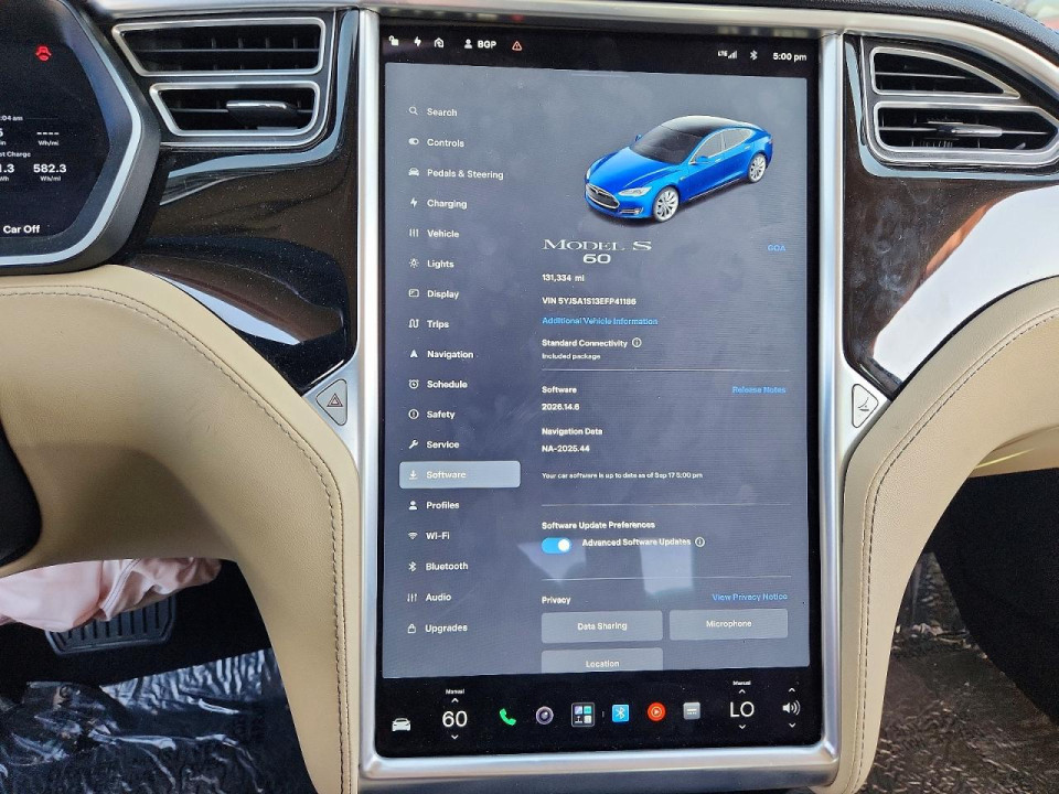 Tesla MODEL S 2014 — Copart