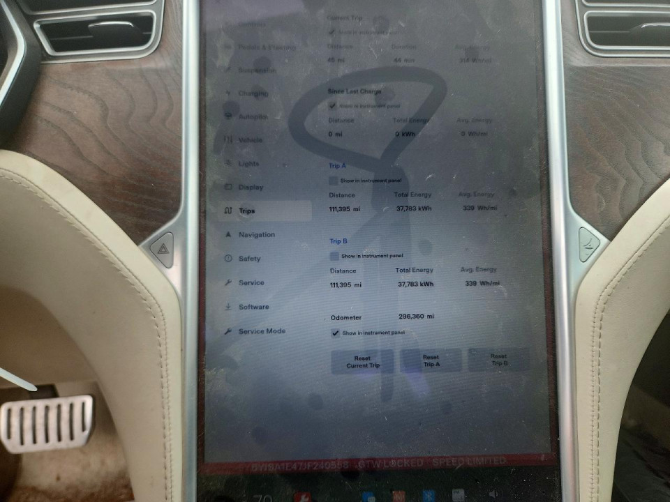 Tesla MODEL S 2018 — Copart