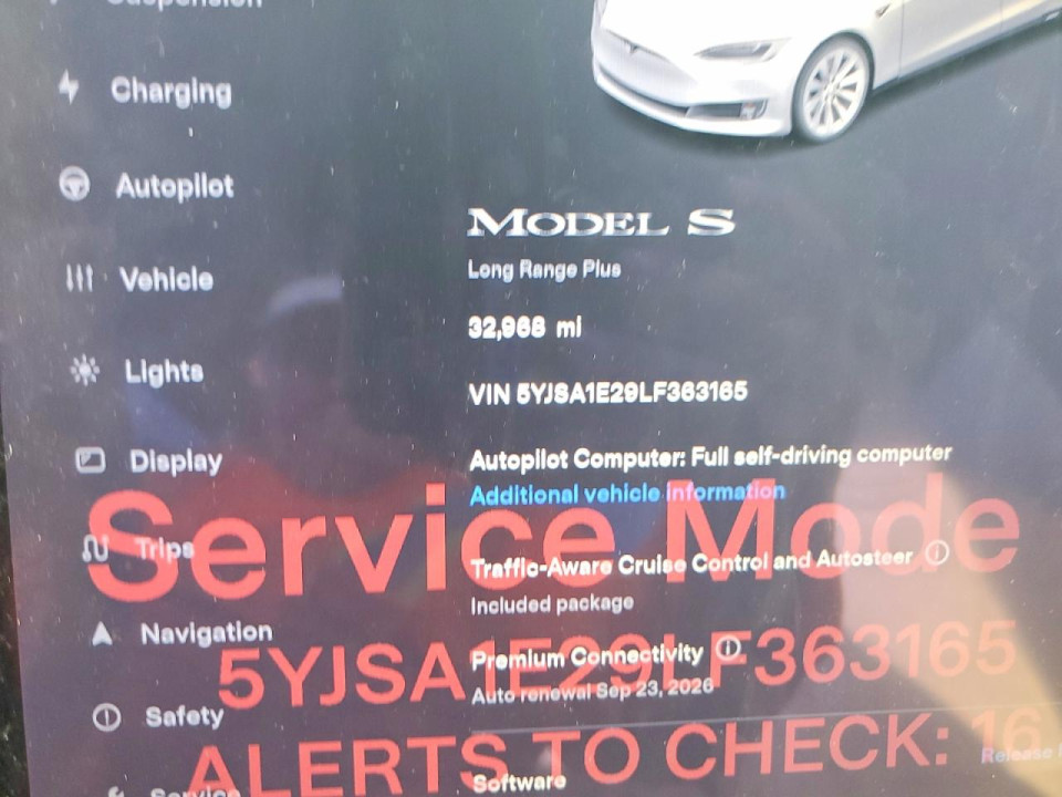 Tesla MODEL S 2020 — Copart