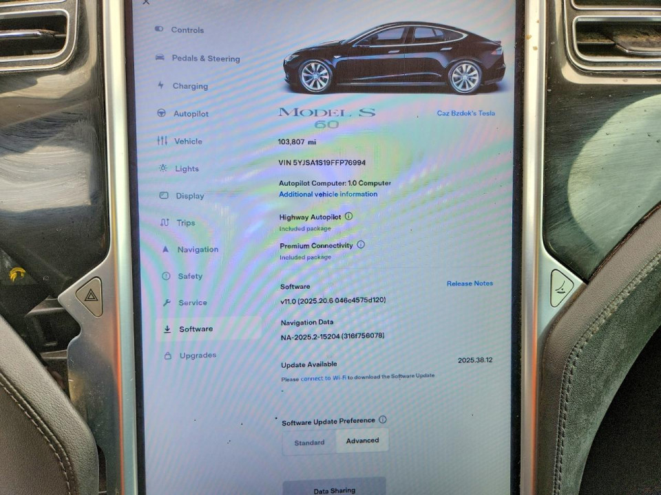 Tesla MODEL S 2015 — Copart