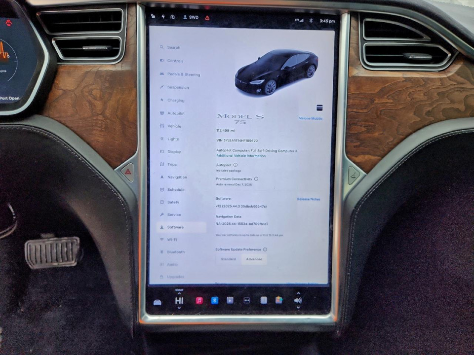 Tesla MODEL S 2017 — Copart