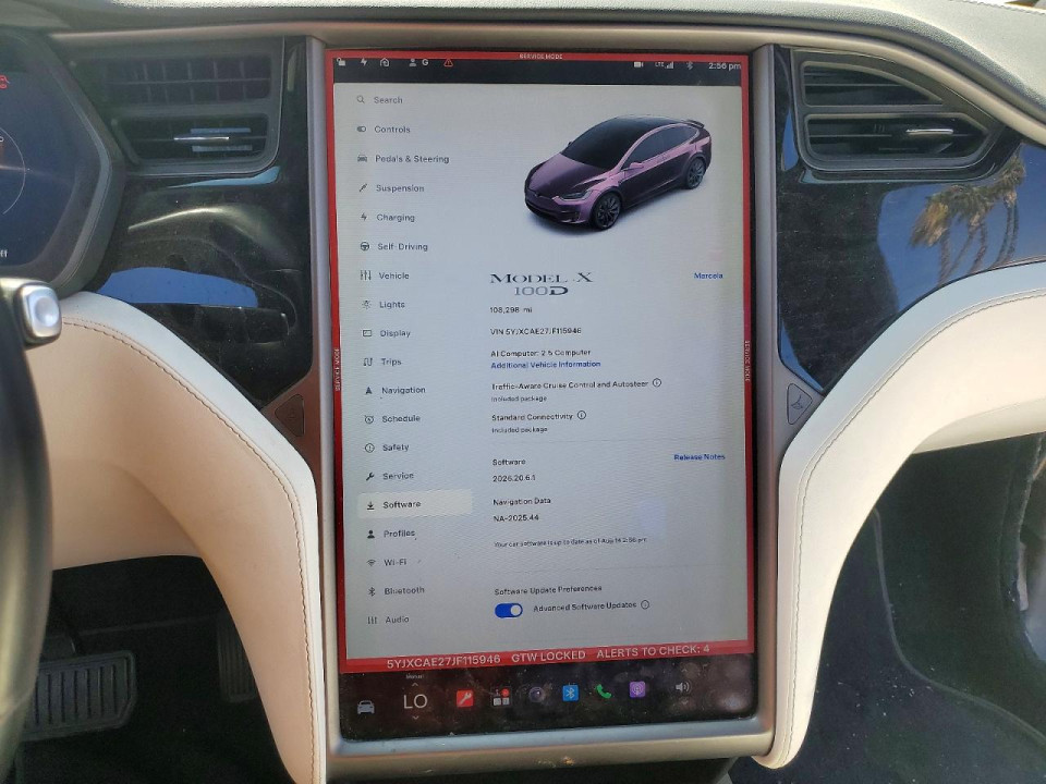 Tesla MODEL X 2018 — Copart