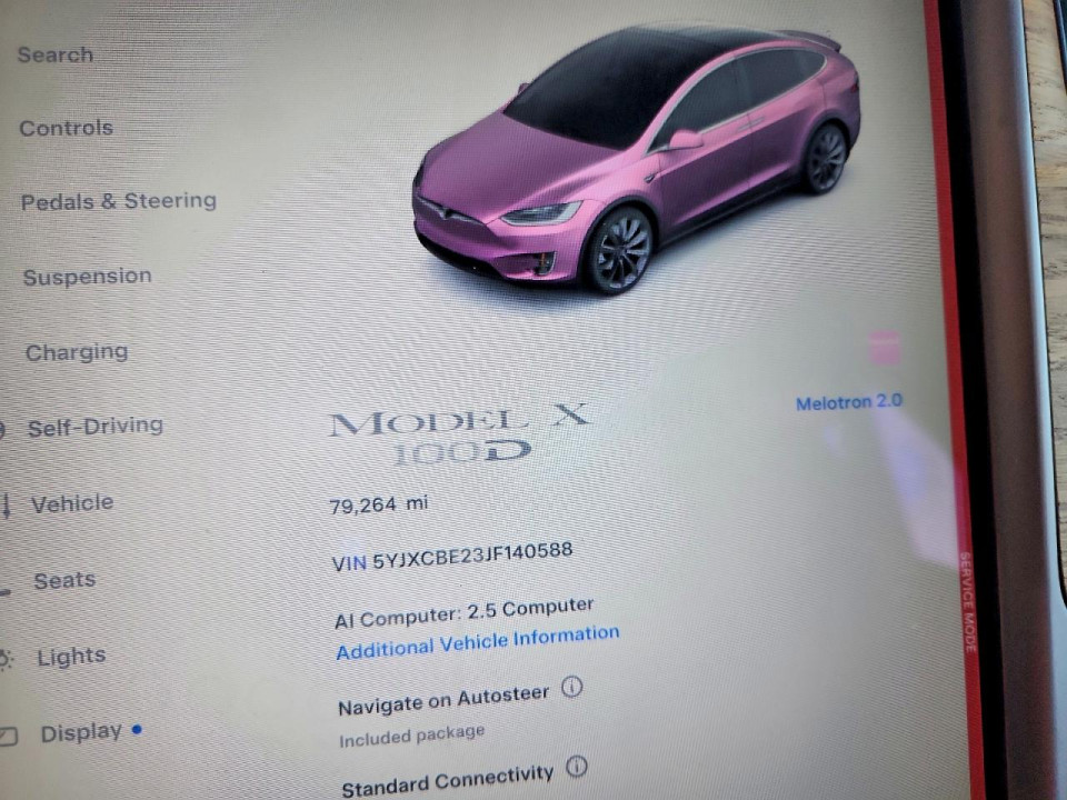 Tesla MODEL X 2018 — Copart