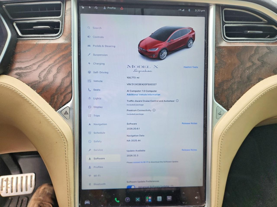 Tesla MODEL X 2016 — Copart