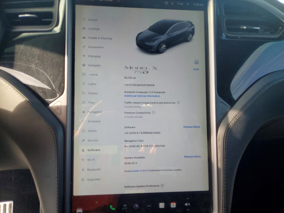 Tesla MODEL X 2018 — Copart
