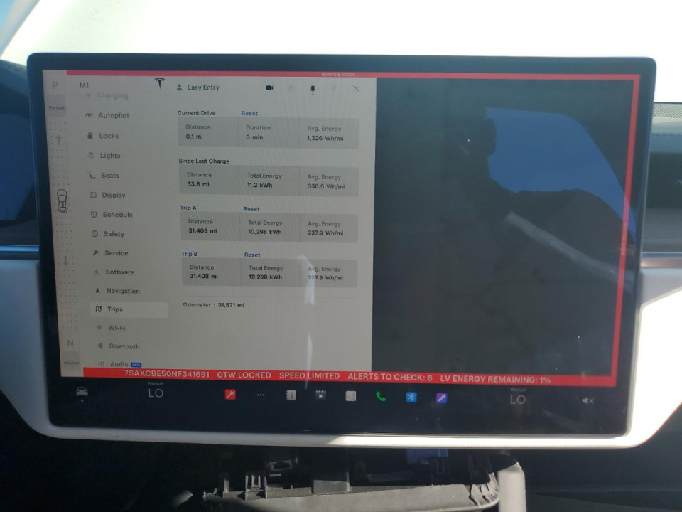 Tesla MODEL X 2022 — Copart
