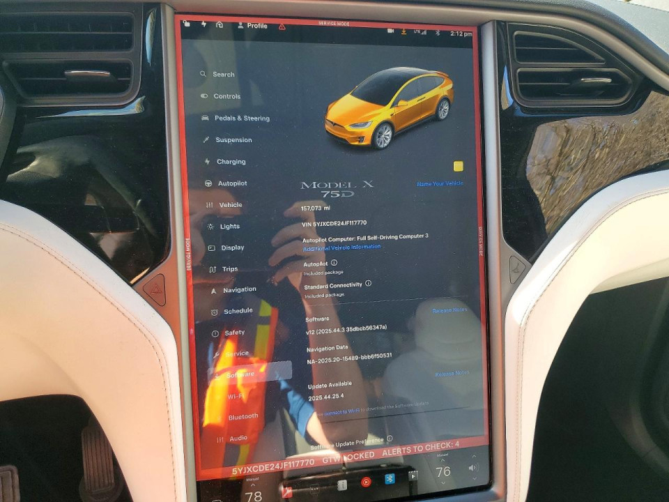 Tesla MODEL X 2018 — Copart