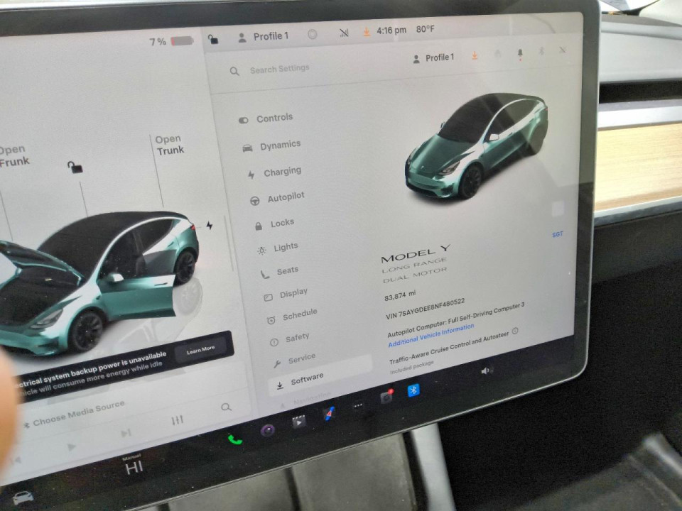 Tesla MODEL Y 2022 — Copart