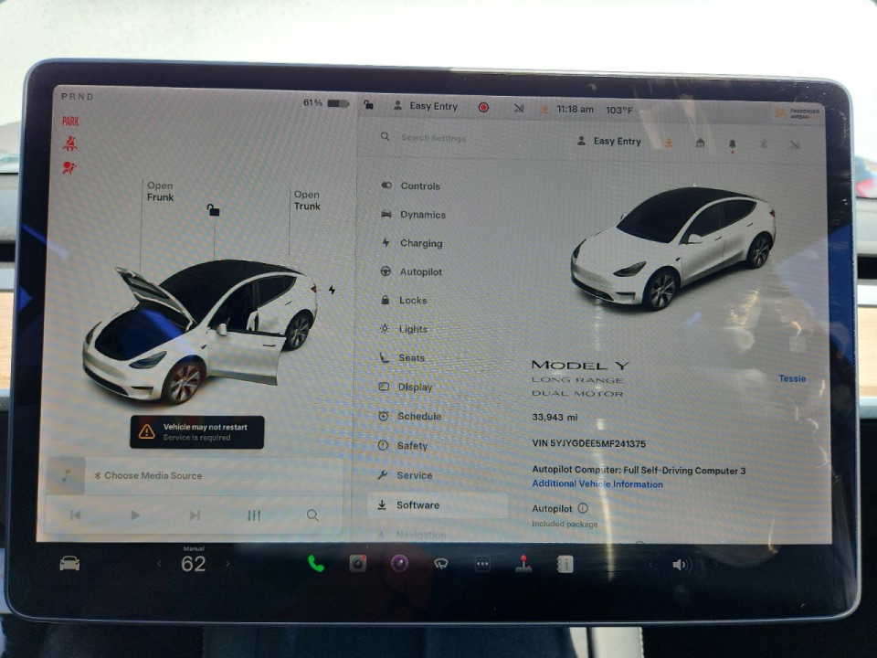 Tesla MODEL Y 2021 — Copart