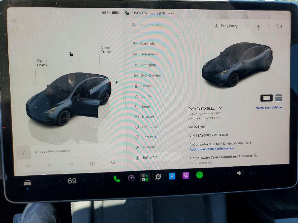 Tesla MODEL Y 2024 — Copart