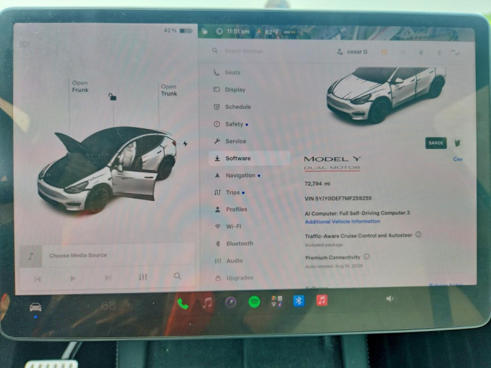 Tesla MODEL Y 2021 — Copart