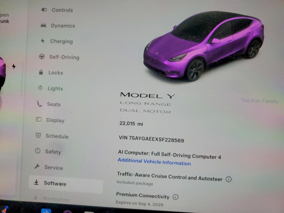 Tesla MODEL Y 2025 — Copart