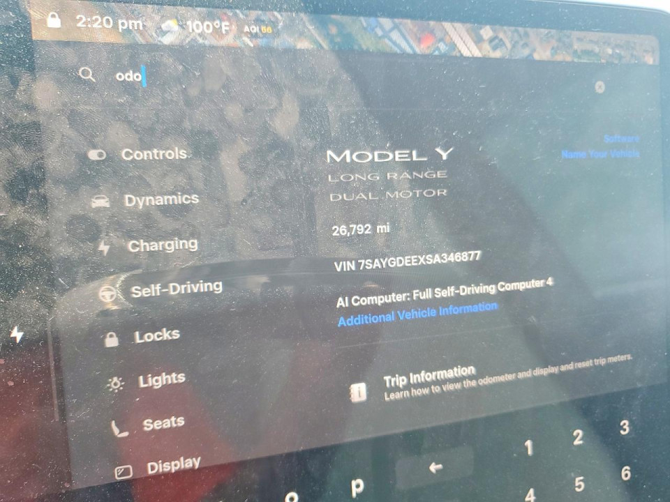 Tesla MODEL Y 2025 — Copart