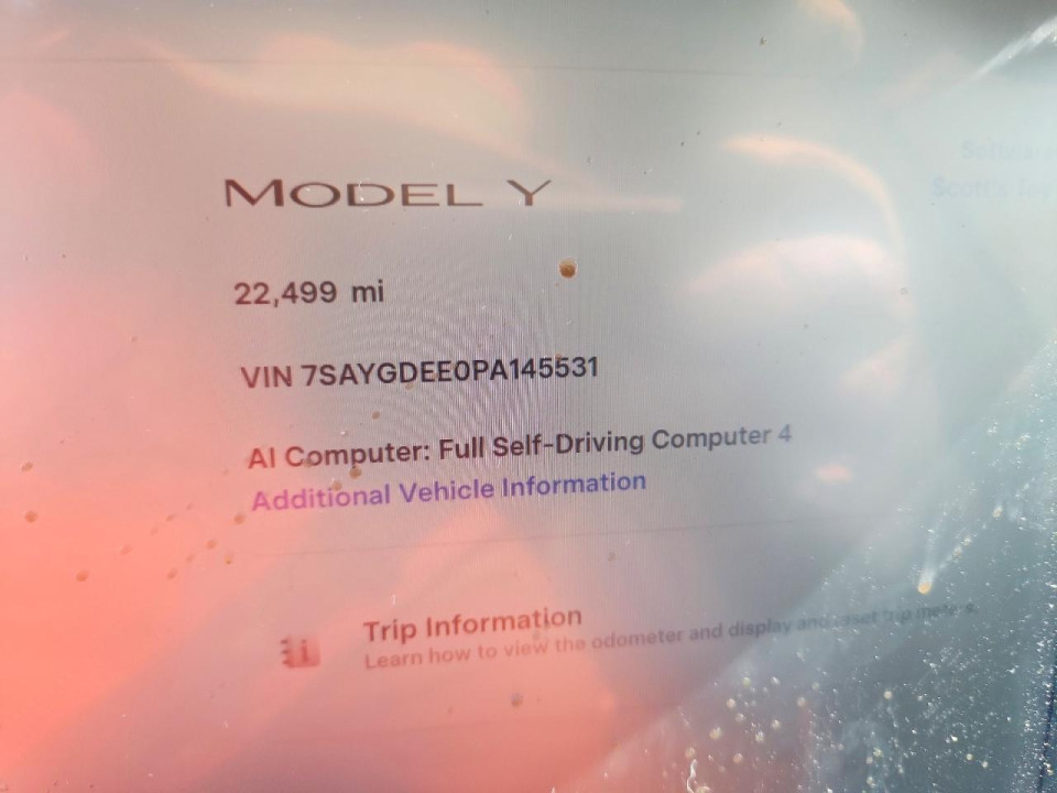 Tesla MODEL Y 2023 — Copart