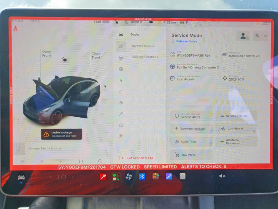 Tesla MODEL Y 2021 — Copart