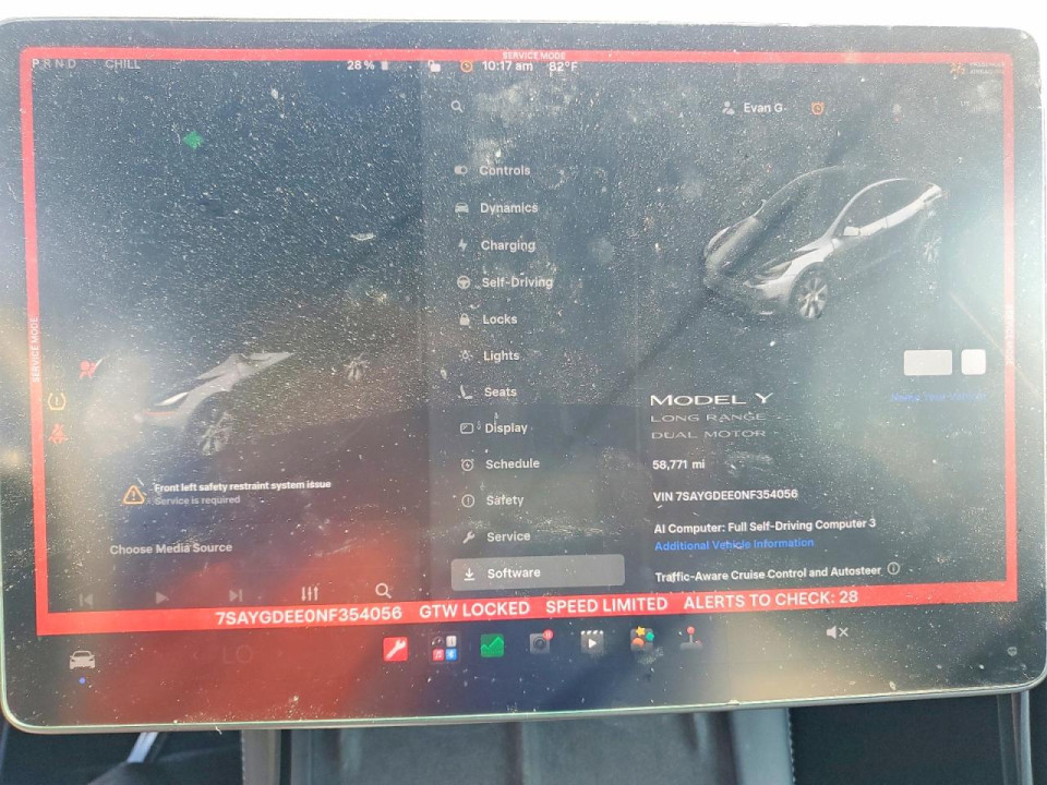 Tesla MODEL Y 2022 — Copart
