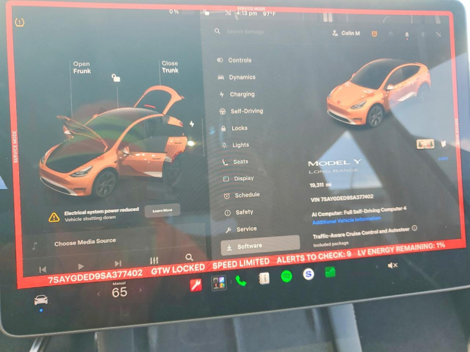 Tesla MODEL Y 2025 — Copart