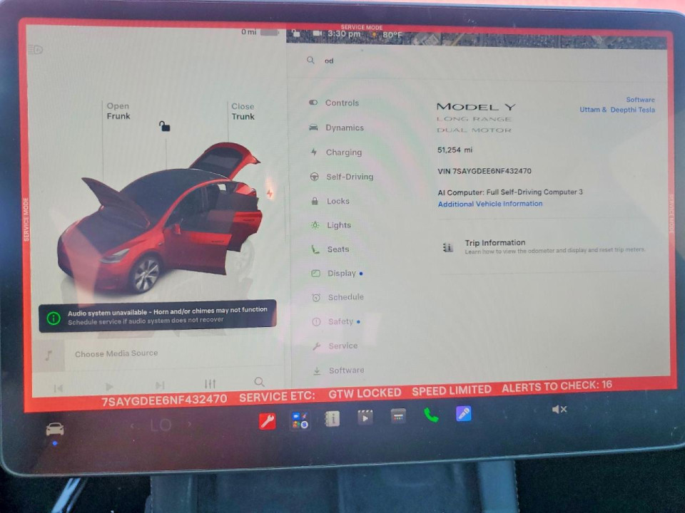 Tesla MODEL Y 2022 — Copart
