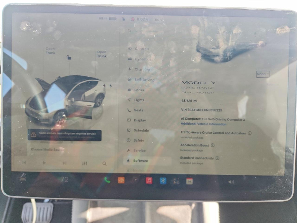 Tesla MODEL Y 2022 — Copart