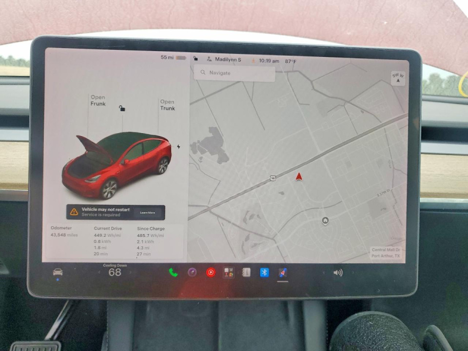 Tesla MODEL Y 2021 — Copart