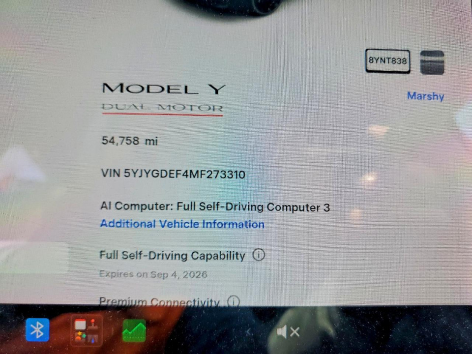 Tesla MODEL Y 2021 — Copart