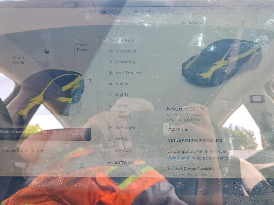 Tesla MODEL Y 2024 — Copart