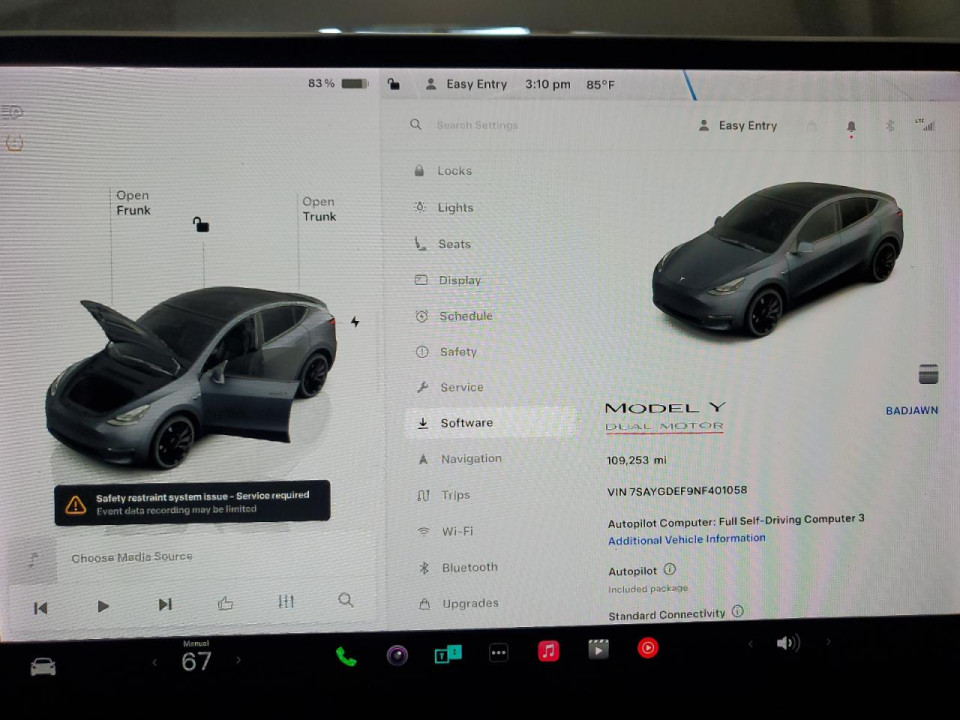 Tesla MODEL Y 2022 — Copart