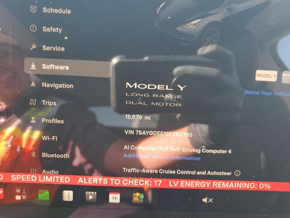 Tesla MODEL Y 2025 — Copart