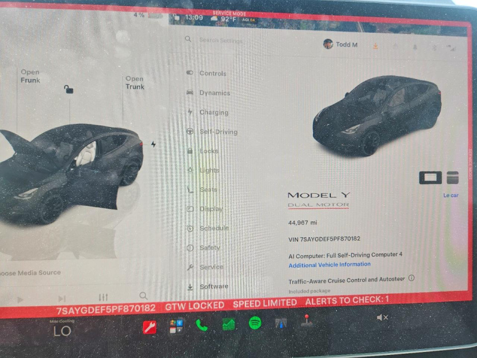 Tesla MODEL Y 2023 — Copart