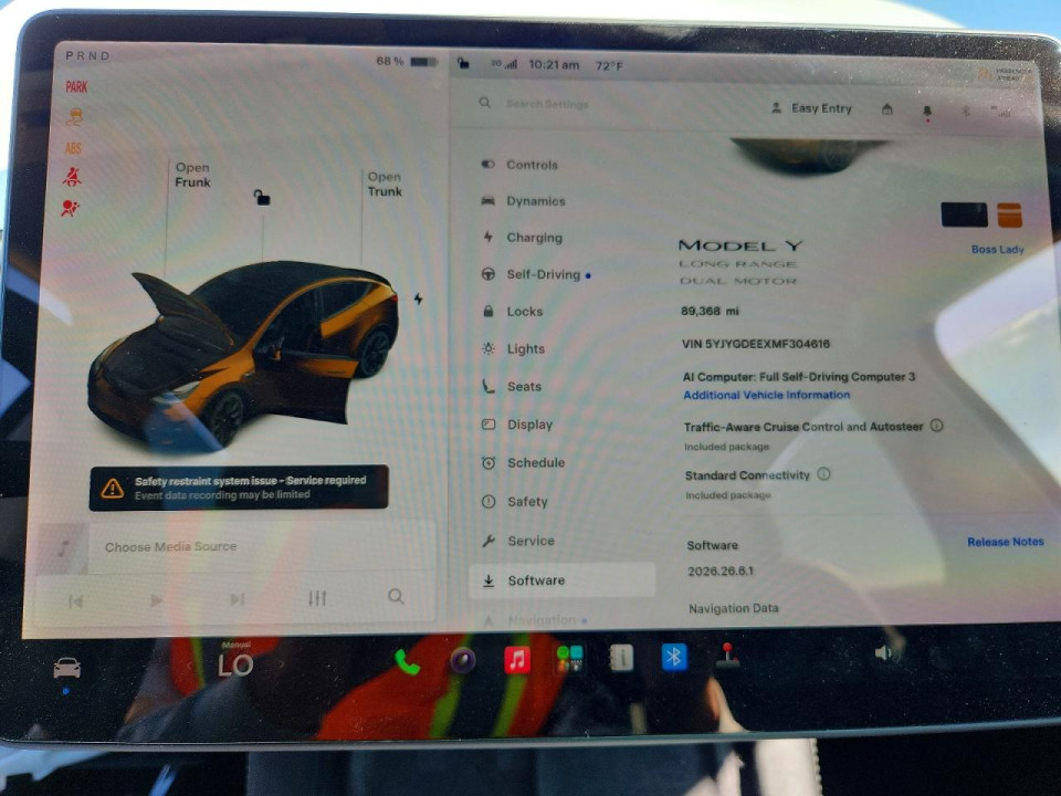 Tesla MODEL Y 2021 — Copart