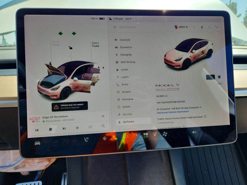 Tesla MODEL Y 2022 — Copart