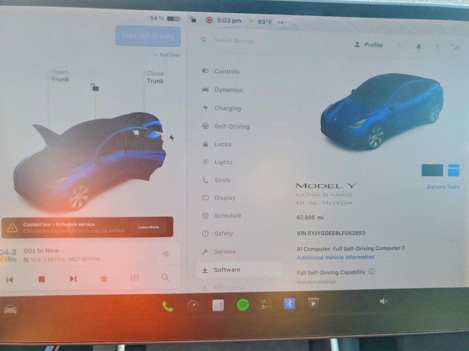 Tesla MODEL Y 2020 — Copart