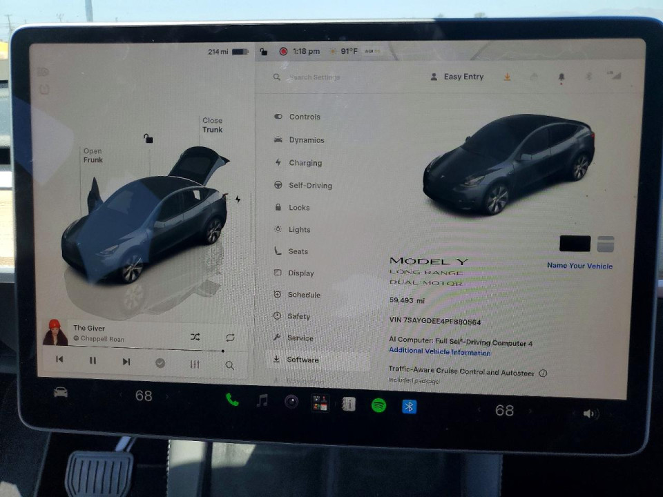 Tesla MODEL Y 2023 — Copart