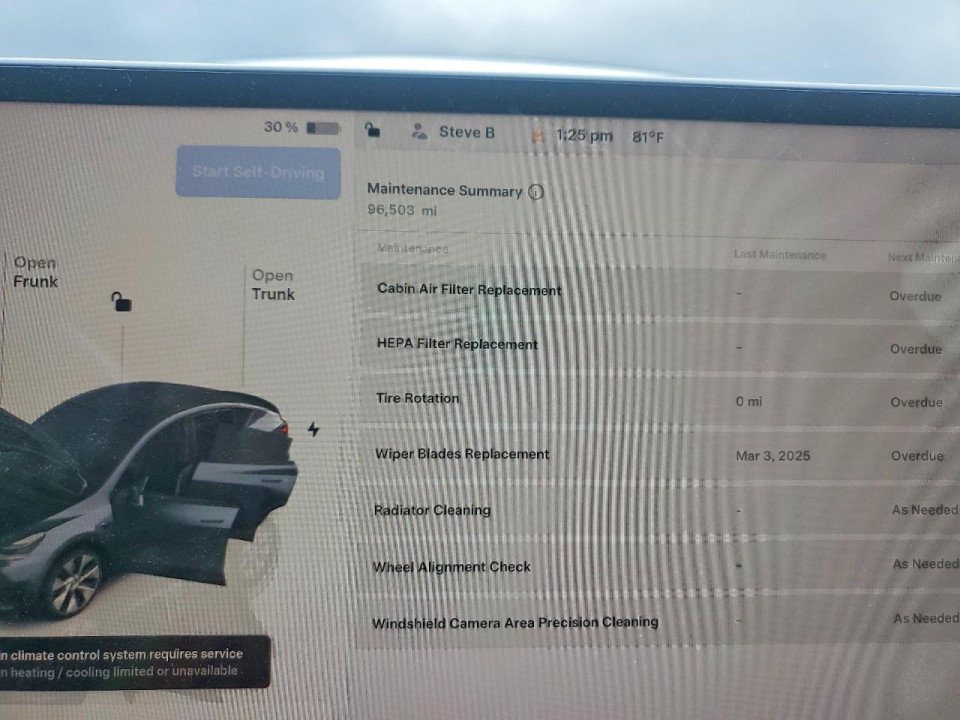 Tesla MODEL Y 2022 — Copart