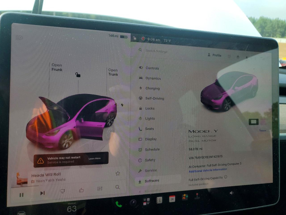 Tesla MODEL Y 2022 — Copart