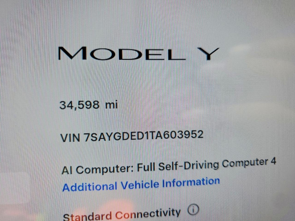 Tesla MODEL Y 2026 — Copart