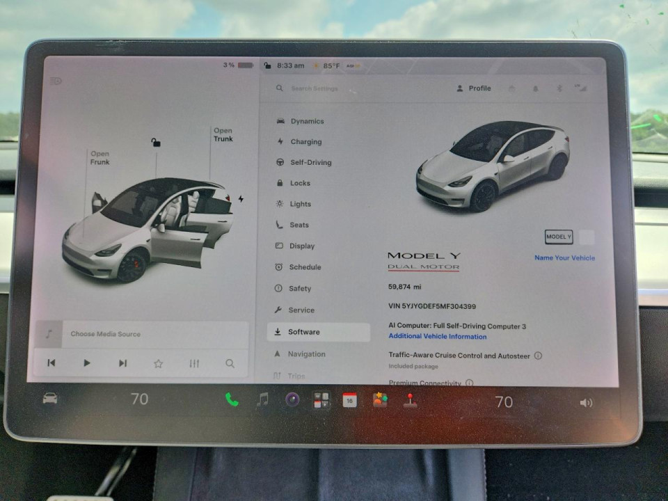 Tesla MODEL Y 2021 — Copart